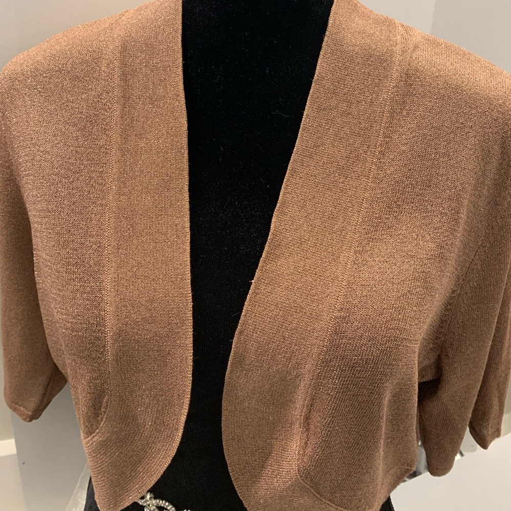 Shimmer Spice Sweater Shrug